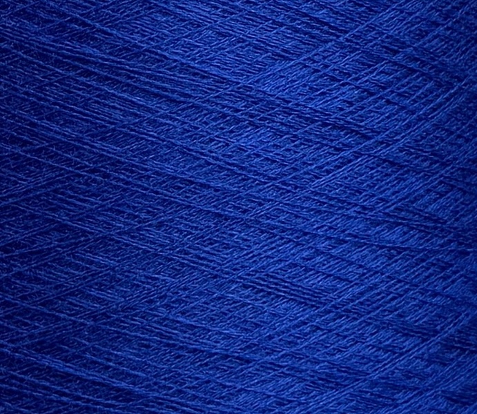 Botto Giuseppe Superzen 2/80 – Fil en mérinos et soie col. Bleu royal intense